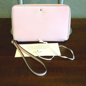 Kate Spade Pink Wristlet Wallet